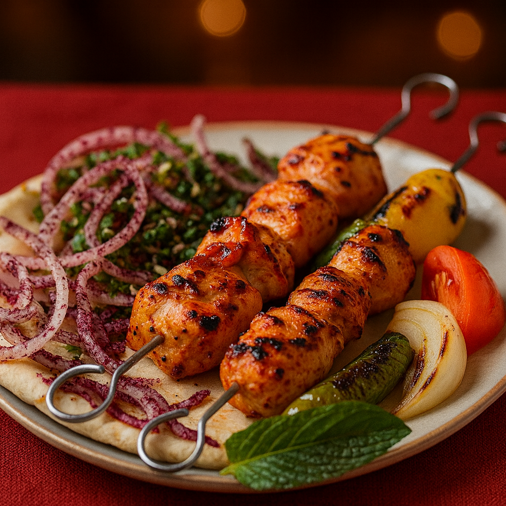 Sish Taouk (zwei Spieße)